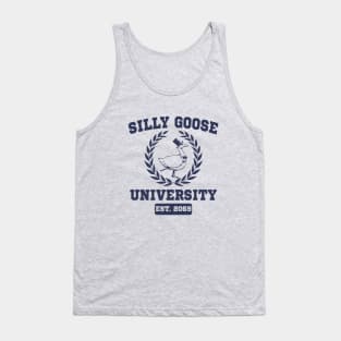 Silly Goose University Funny Meme School Silly Goose Academy Tank Top